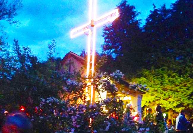 croce luci croppo trontano