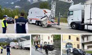 dogana iselle carabinieri scanner