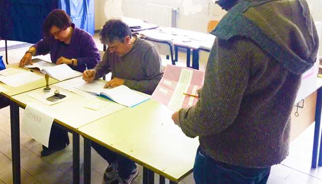 elezioni schede scrutatori