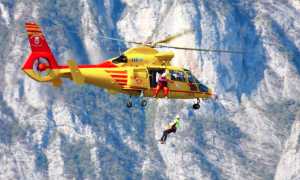 elicottero 118 recupero neve