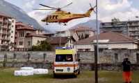 elicottero ambulanza centro domo rosmini