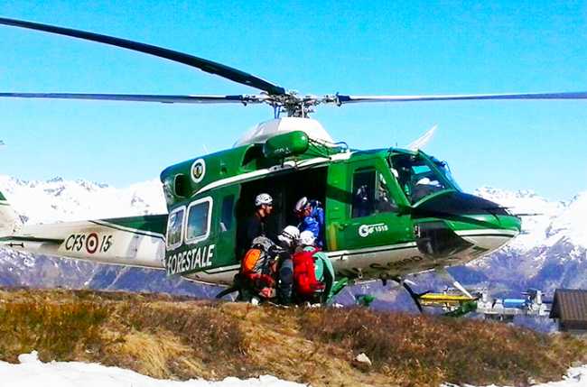 elicottero forstael soccorso