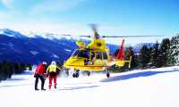 elicottero soccorso neve