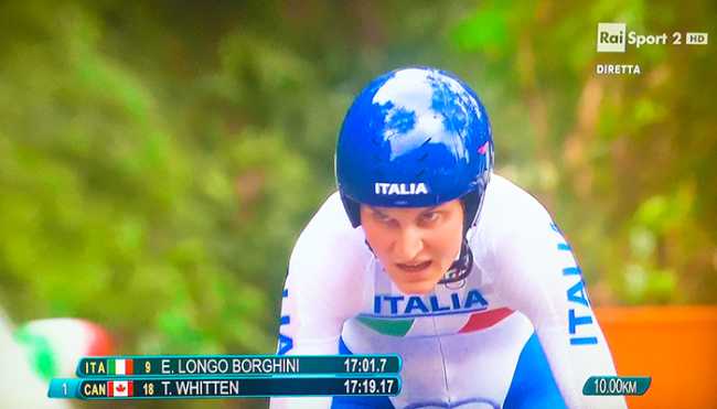 elisa cronometro casco