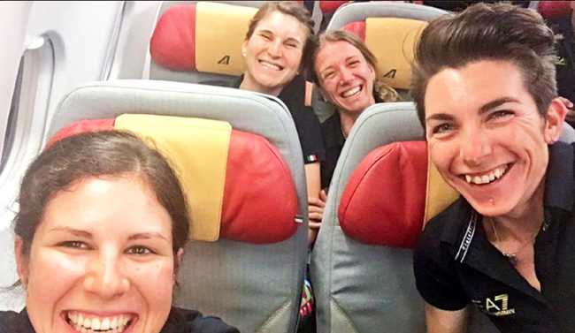 elisa longo borghini aereo rio