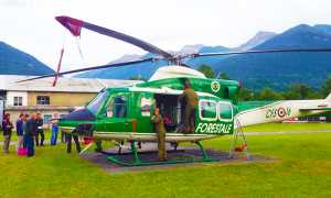 esercitazione forestale elicottero