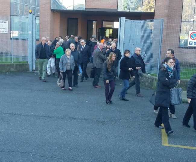 evacuazione tribunale