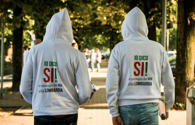 felpe referendum vco lombardia