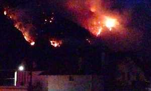 fiamme incendio vigezzo notte