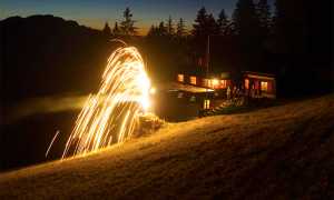 fuoco artificio baita