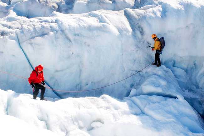 ghiacciaio esploratori