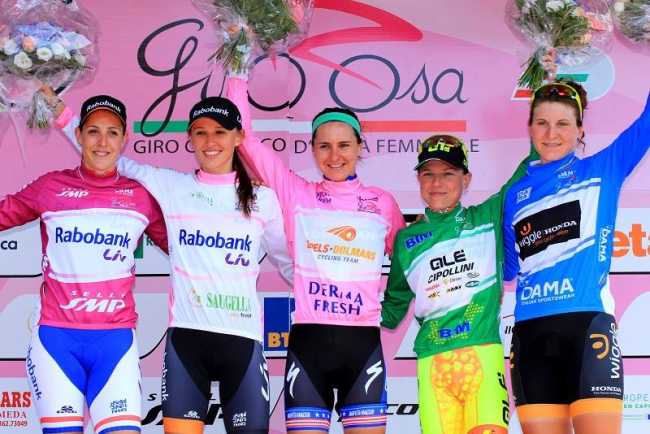 giro rosa 2015 podio terzultima