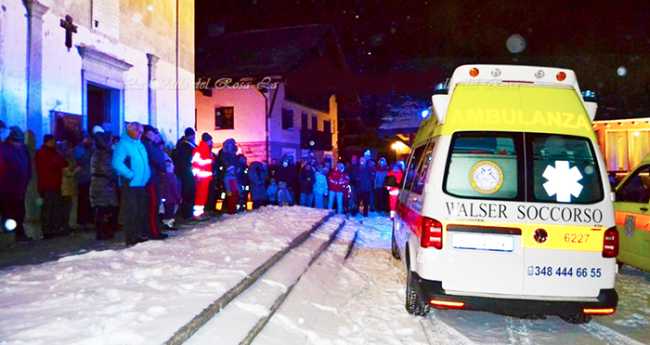 inaugurazione ambulanza macugnaga