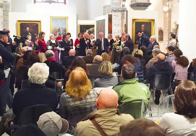 inaugurazione bellomo mostra torri gemelle