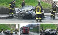 incendio auto crusinallo