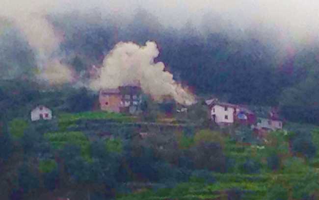 incendio crevola casa monte