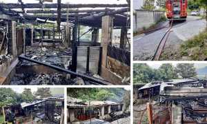 incendio stalla pallanzeno