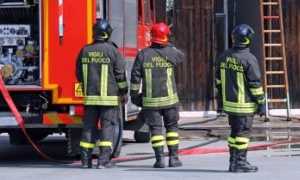 incendio vigili del fuoco