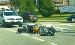 incidente centro fondo vigezzo moto