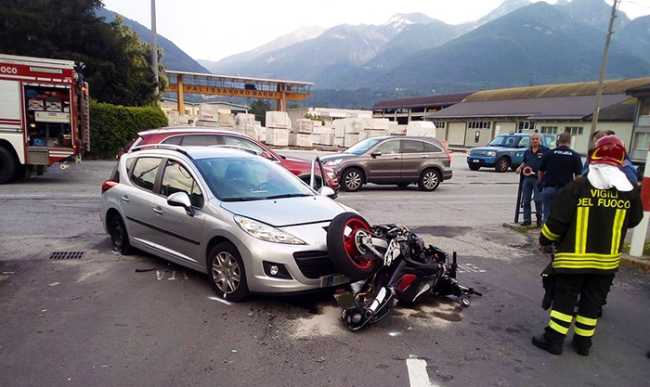 incidente crevola auto moto giu 18