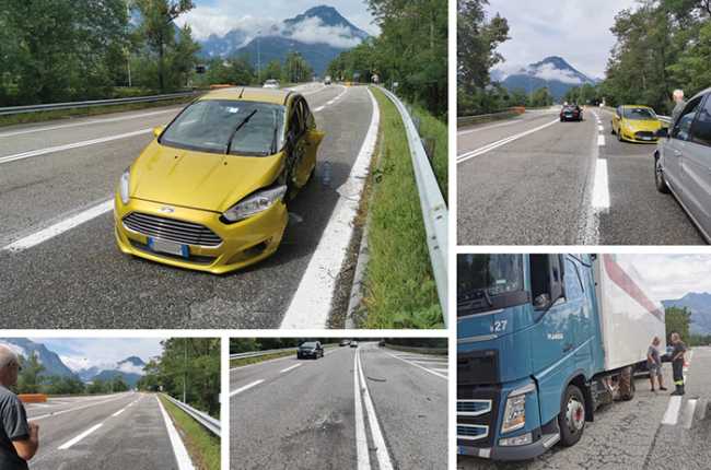 incidente masera superstrada fiesta tir mix ago 19