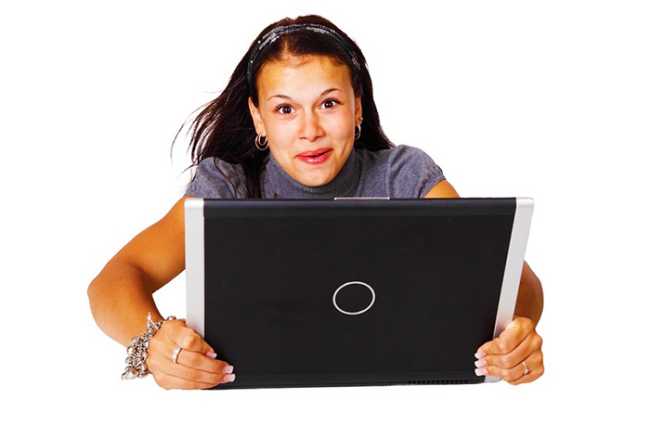 internet veloce fibra ragazza