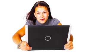 internet veloce pc ragazza