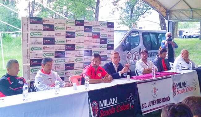 juve domo milan giovanili presentazione