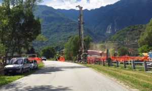 lavori ponte lago tana monte