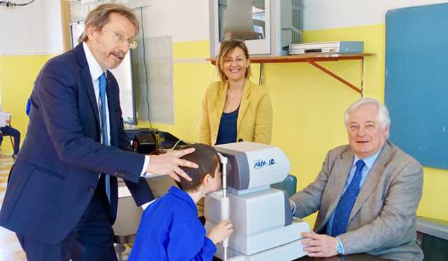 lions visita occhi bambini