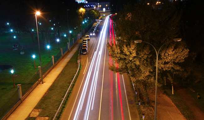 luci strada auto