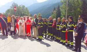 macugnaga inaugurazione vigili fuoco