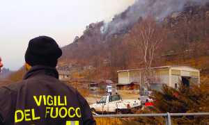 malesco incendio