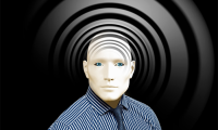 maschera uomo mente