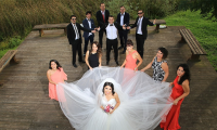 matrimonio sposa testimoni coda