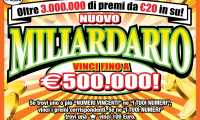miliardario gratta vinci