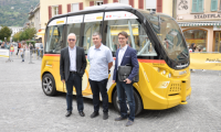 minibus elettrico svizzera foto walliser bote