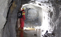 miniera antrona speleologo uomo