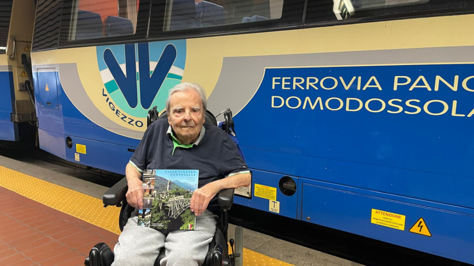 A 103 anni torna in Vigezzina per rivedere i luoghi della sua vita