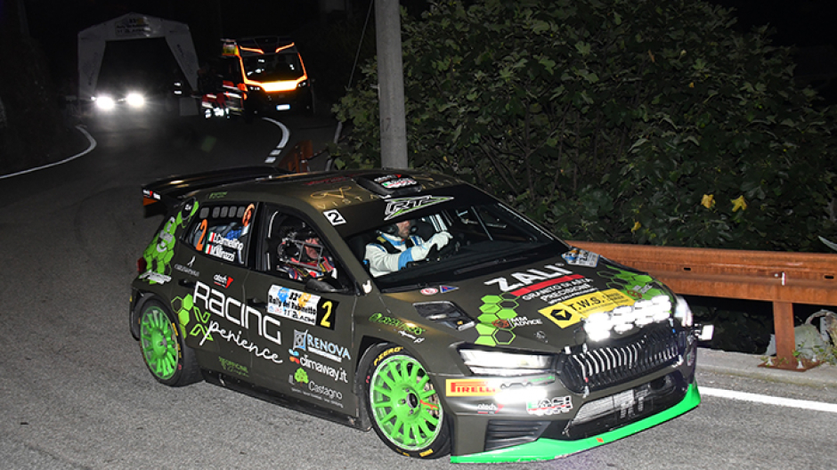 Carmellino in testa al Rally del Rubinetto, 1 secondo su Caffoni. Terzo Pizio