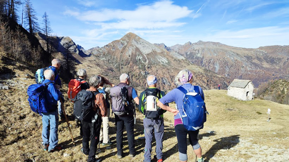 Con Gianpaolo Fabbri in gita alla Bocchetta della Cima (o del Rosario)