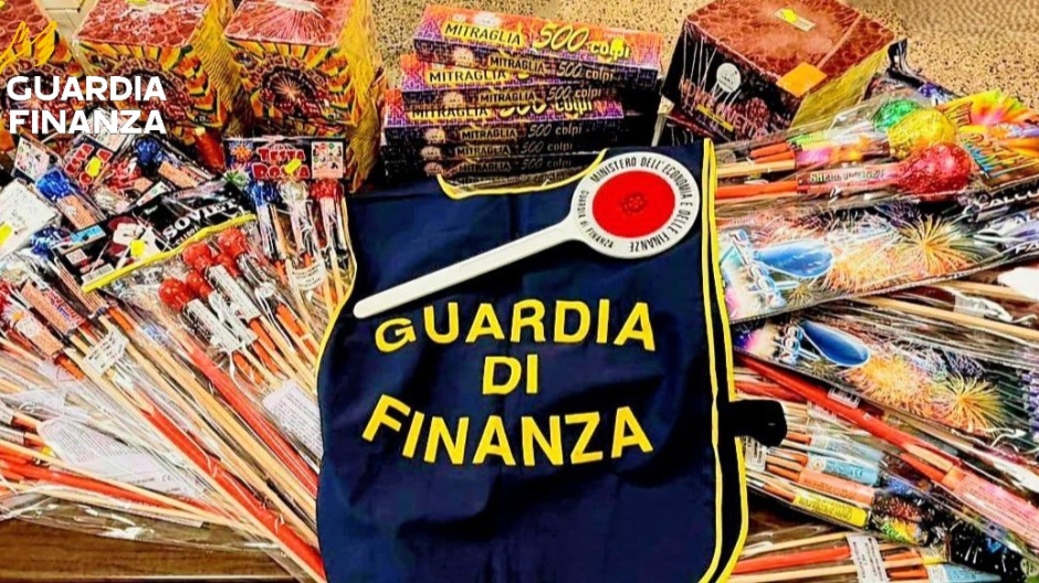 Sequestrati 72 kg di fuochi d'artificio illegali a Domodossola