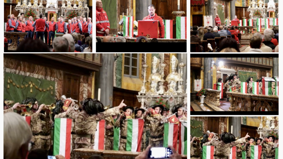 Coro Monte Rosa e Fanfara Valdossola, insieme per la Cri: un successo 