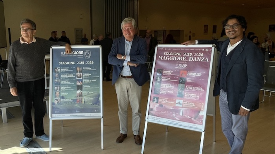 Maggiore: presentata la stagione 25-26 tra prosa e danza, teatro aperto ogni giorno