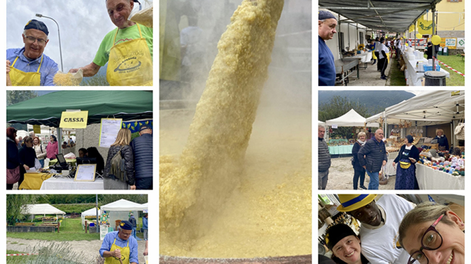 A Cuzzego weekend in giallo con la Sagra della polenta 