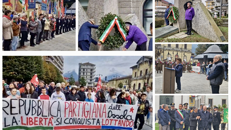 Domodossola ricorda la Repubblica dell'Ossola: orazione ufficiale di Luca Aniasi