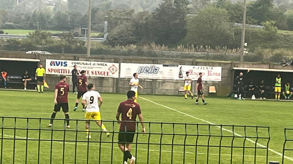 Col Quincinetto un gol subito nel recupero frena la corsa della Juve Domo. E'1-1