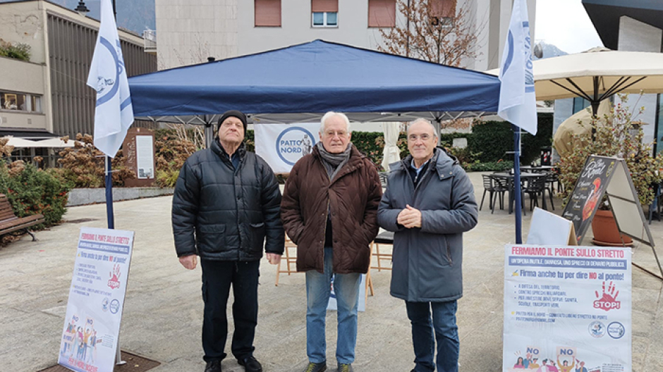 “Patto per il Nord” raccoglie le firme contro il ponte sullo Stretto