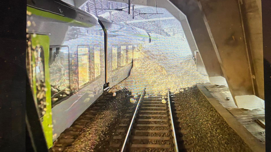 Canton Vallese: riapre la linea per Goppenstein chiusa per la valanga sui binari