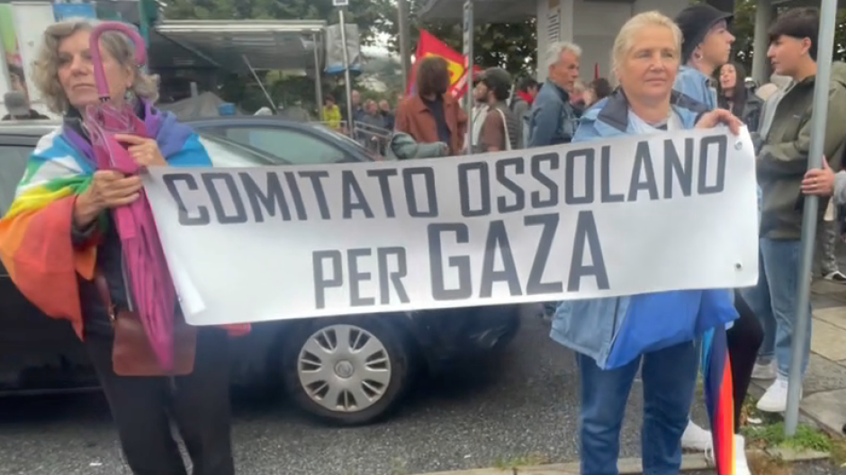 Nuovo presidio a Domodossola in solidarietà con Gaza